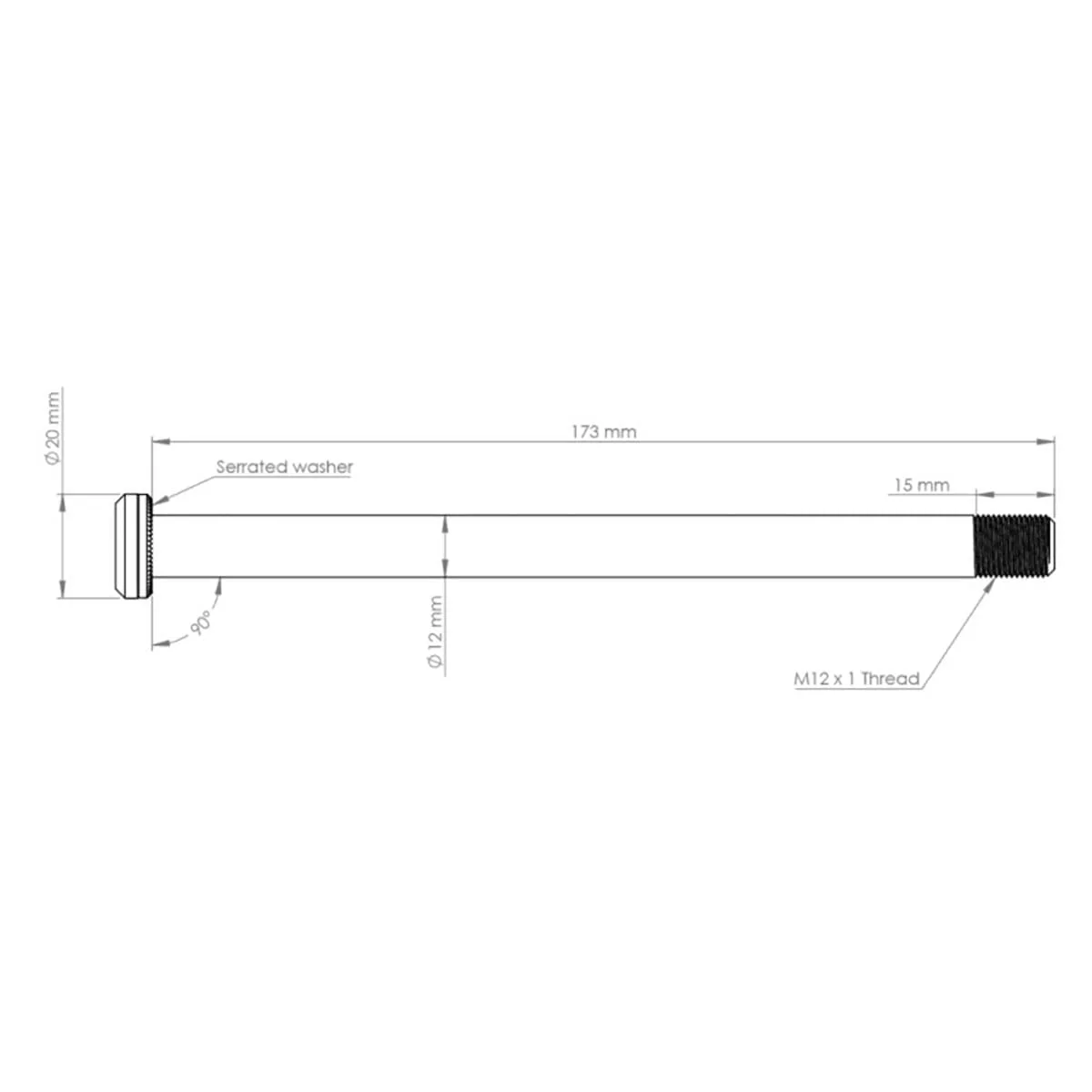 Axe de Roue Arrière BURGTEC 173.7mm pour Cadres Santa Cruz Violet - Image 2