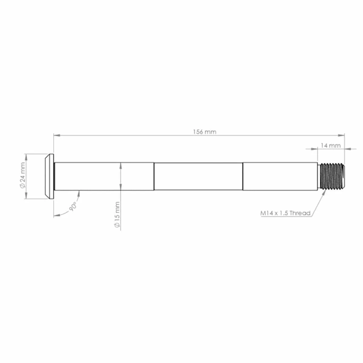 Axe de Roue Avant BURGTEC pour Fourche FOX 15x110 mm Boost Avant 2021 Bronze - Image 2