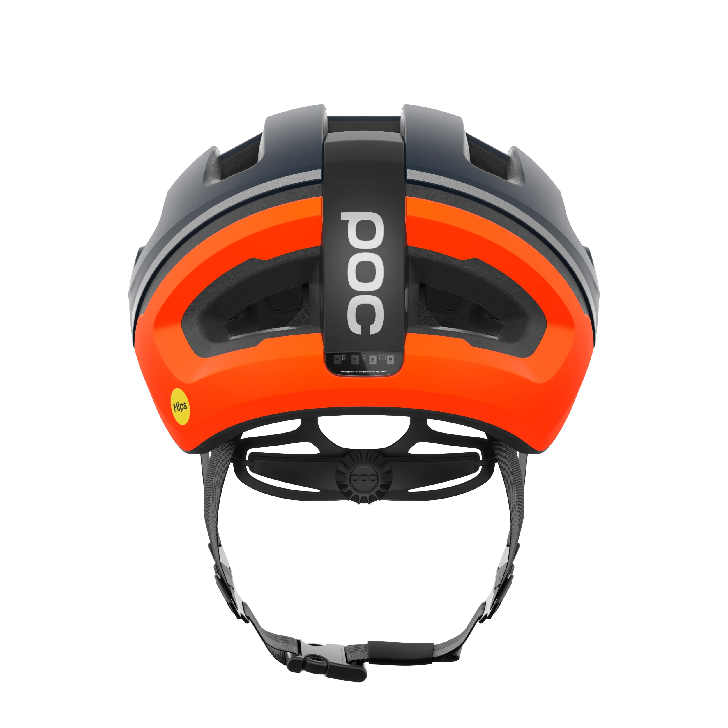 Casque Route POC OMNE BEACON MIPS Bleu/Orange Matt - Image 4