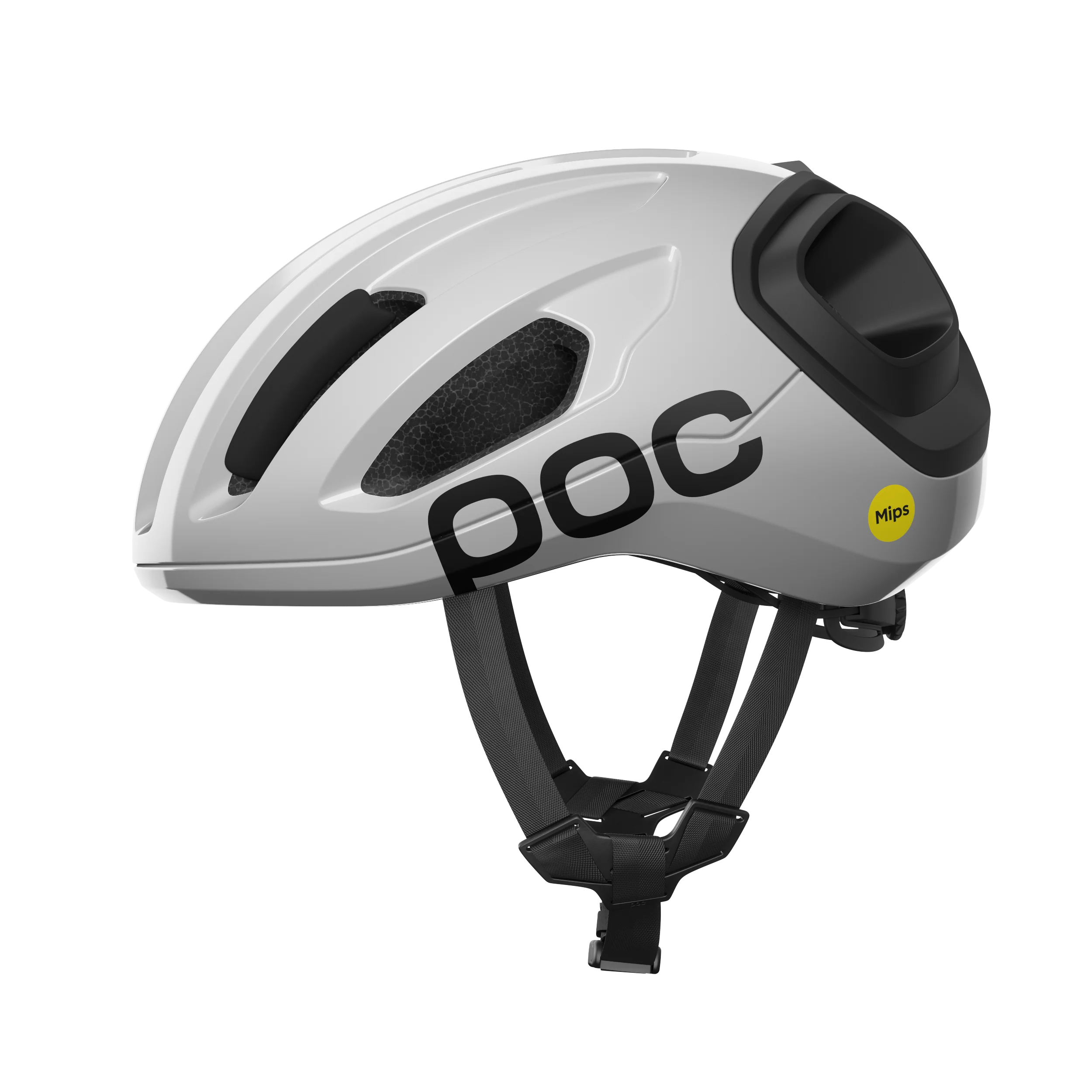 Casque Route POC AMIDAL MIPS Blanc/Noir Matt