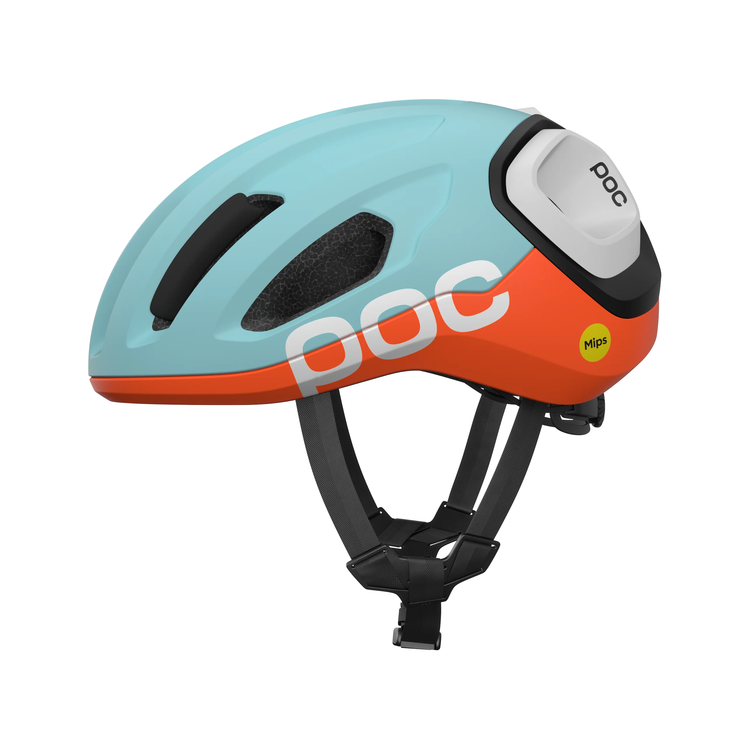 Casque Route POC AMIDAL MIPS Bleu/Orange Matt