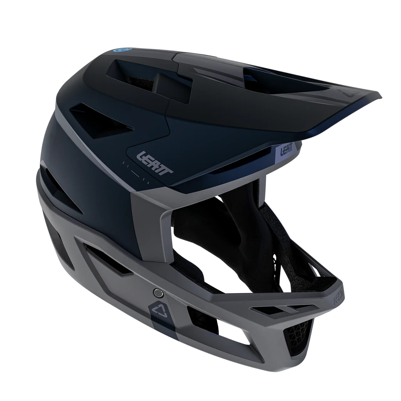 Casque VTT LEATT MTB GRAVITY 4.0 Stealth Noir/Gris - Image 2