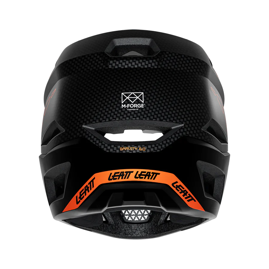 Casque VTT LEATT MTB GRAVITY 6.0 CARBON Glow Noir/Orange - Image 4