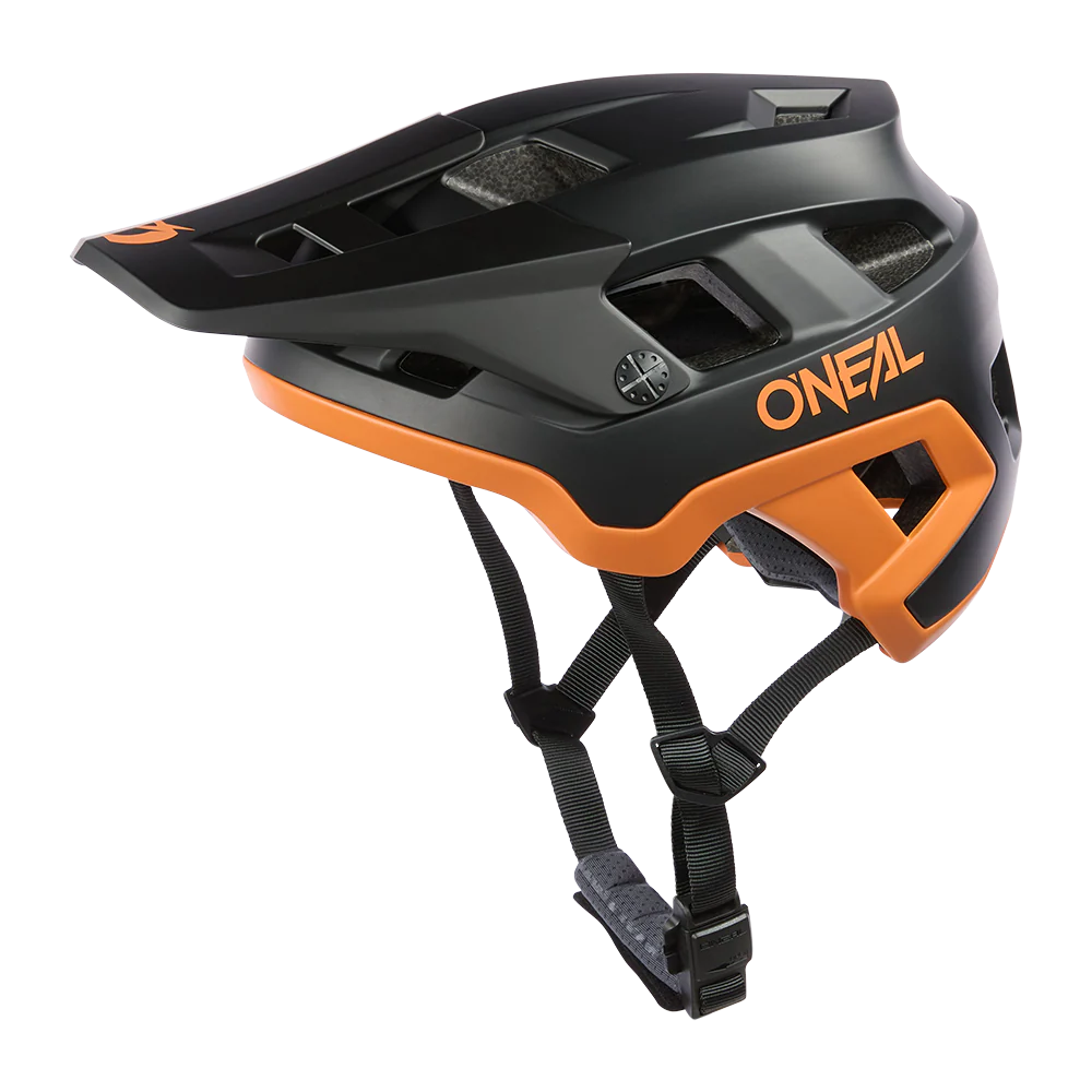 Casque VTT O'NEAL DEFENDER SOLID Noir/Orange - Image 4