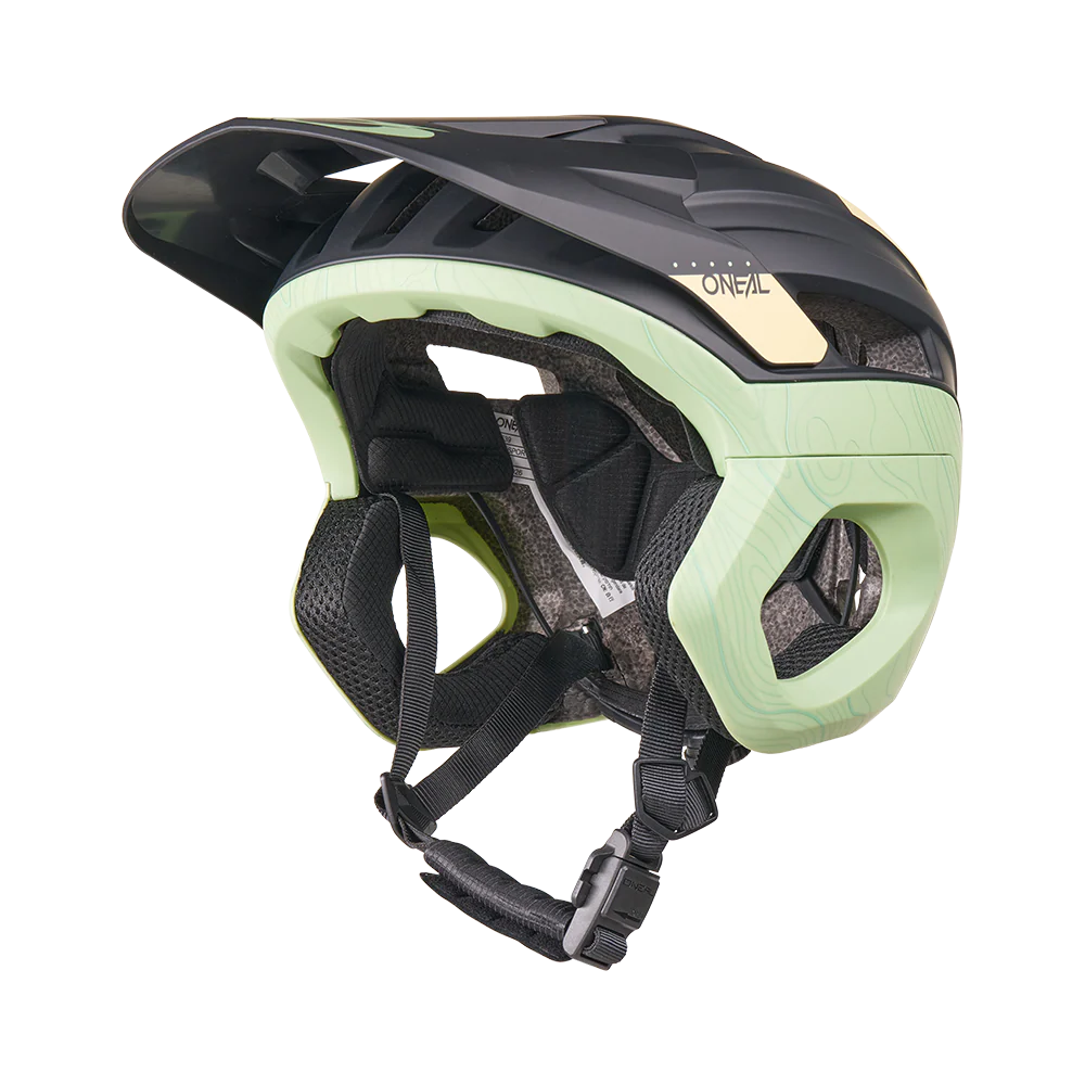 Casque VTT O'NEAL TRAPPER EVO TOPO Noir/Sand/Mint - Image 3