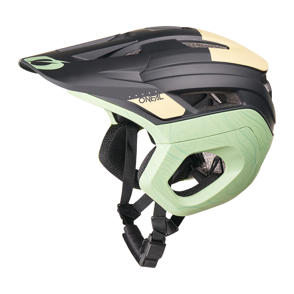 Casque VTT O'NEAL TRAPPER EVO TOPO Noir/Sand/Mint - Image 4
