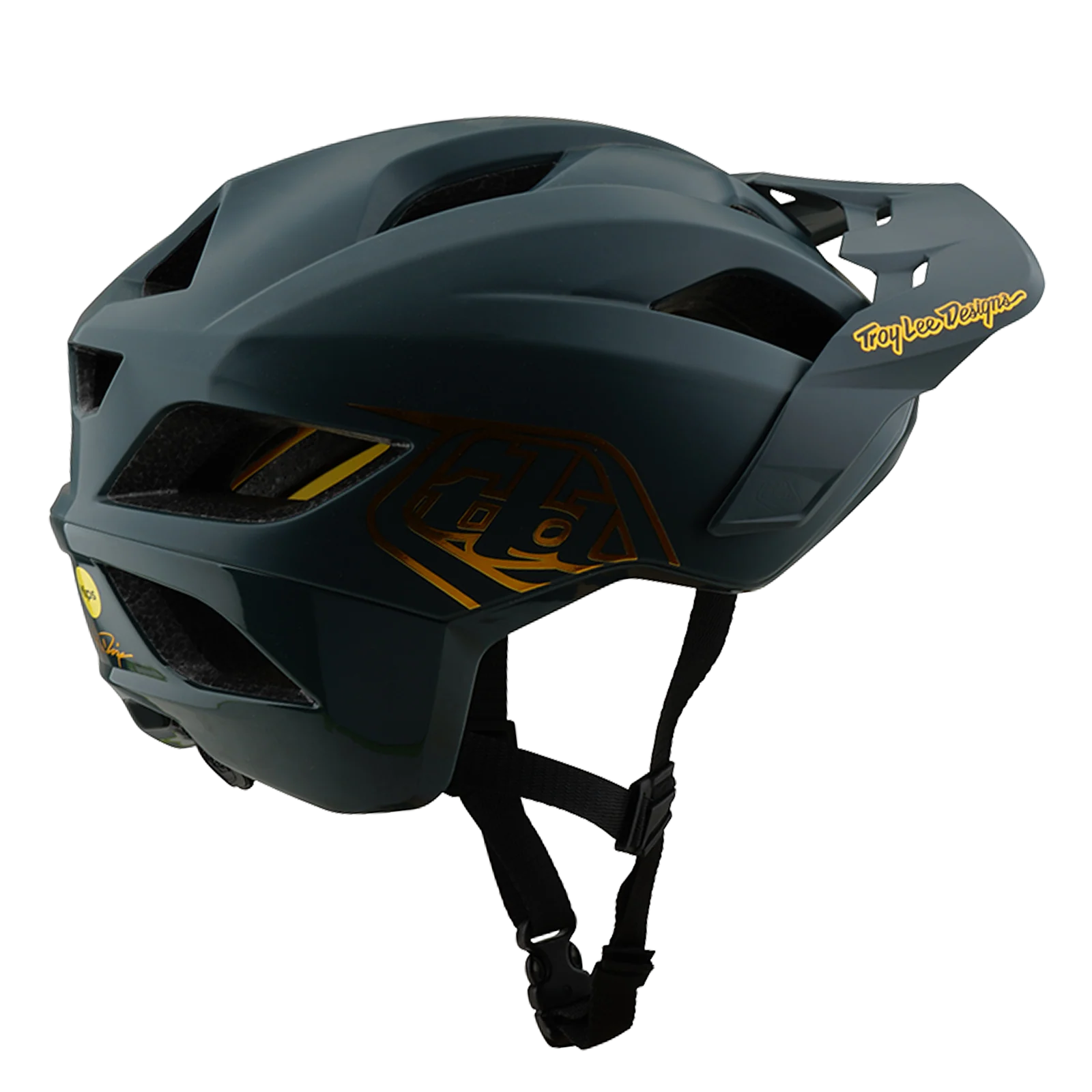 Casque VTT TROY LEE DESIGNS FLOWLINE POINT MIPS Gris/Jaune - Image 2