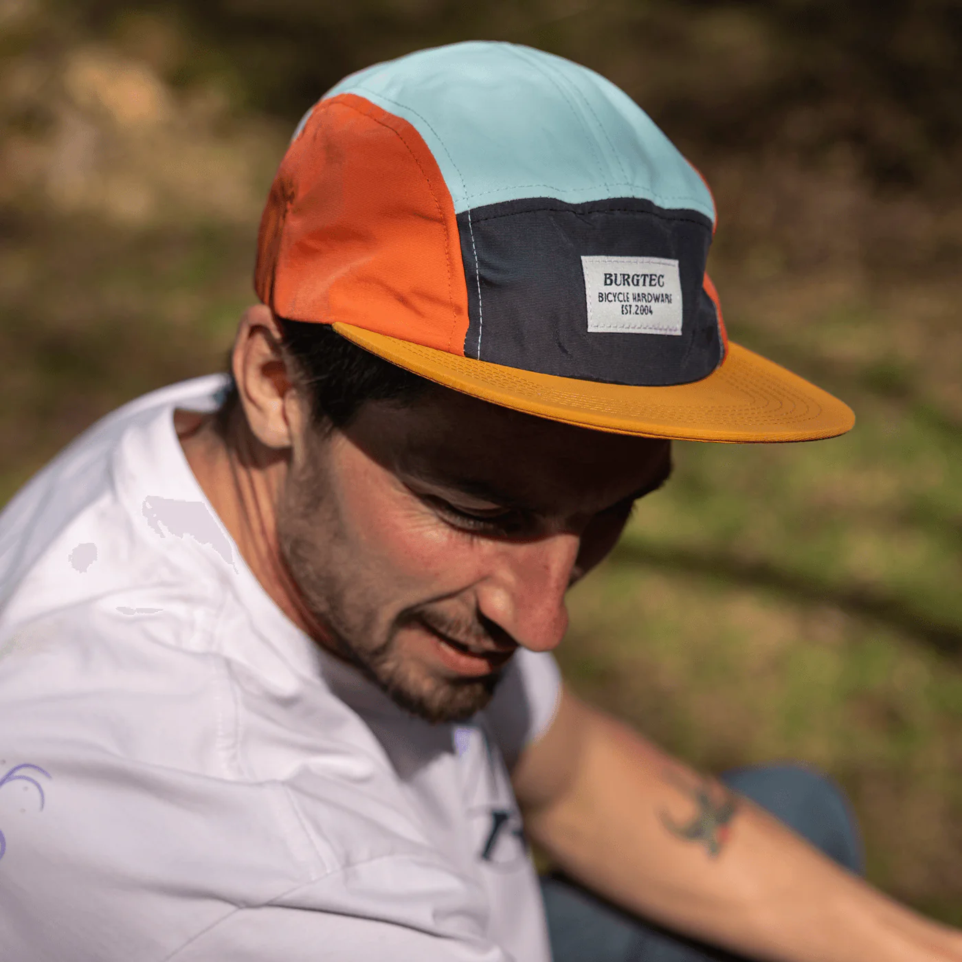 Casquette BURGTEC COURIER FIVE PANEL Moutarde