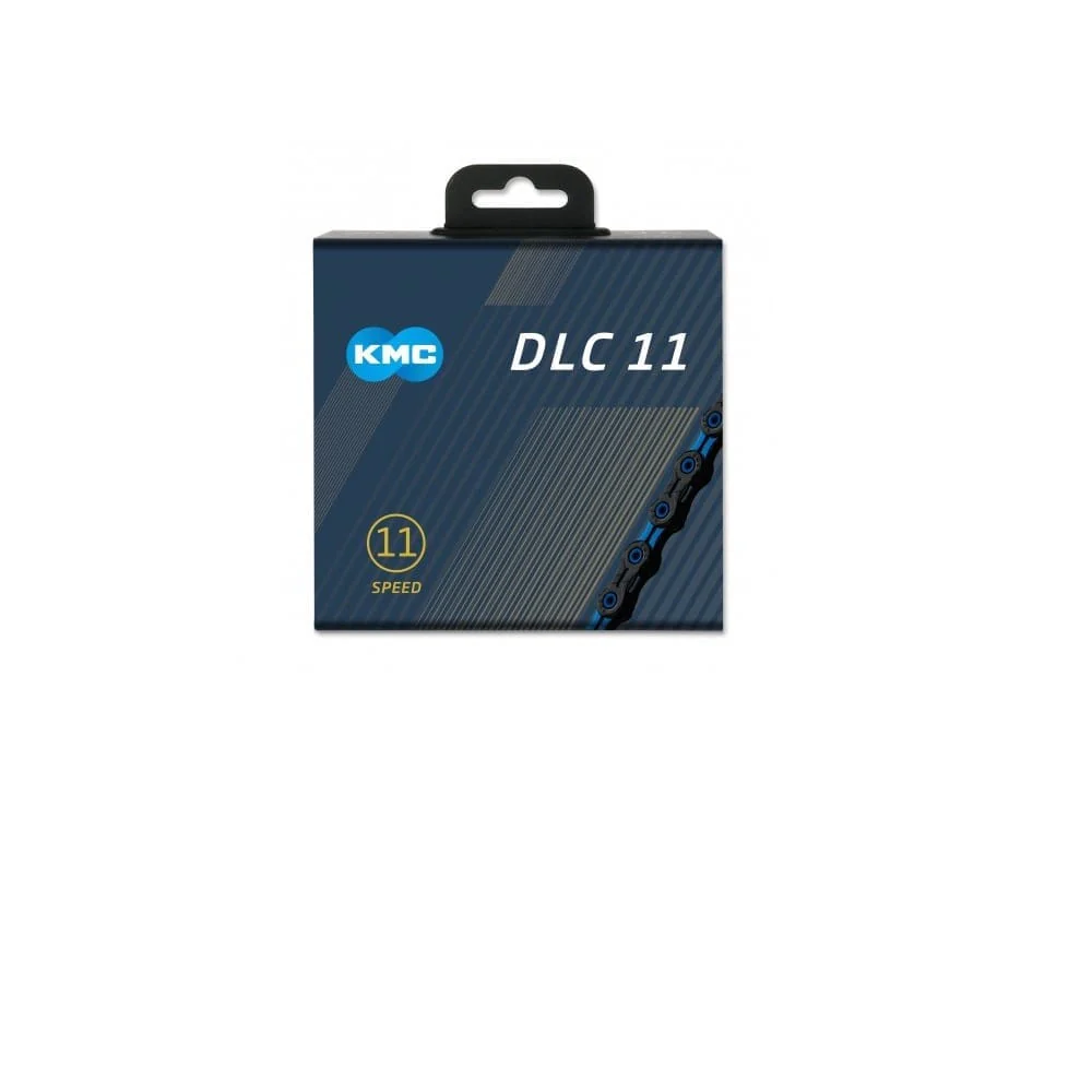 Chaîne 11V KMC DLC11 Noir/Bleu - Image 2