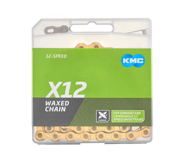 Chaîne 12V KMC X12 Waxed Ti-N Or - Image 2