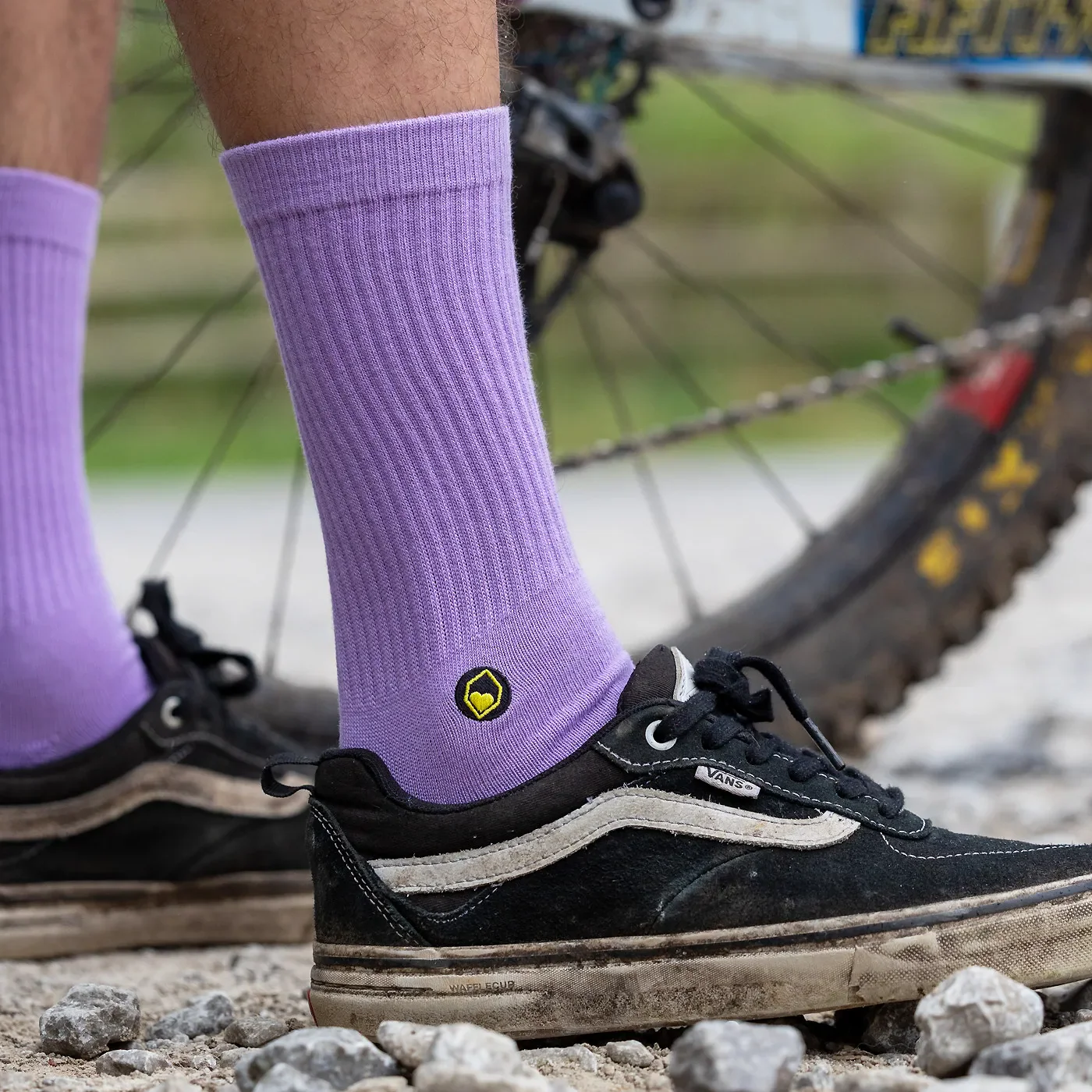 Chaussettes BURGTEC EVERYDAY CREW Lila - Image 2