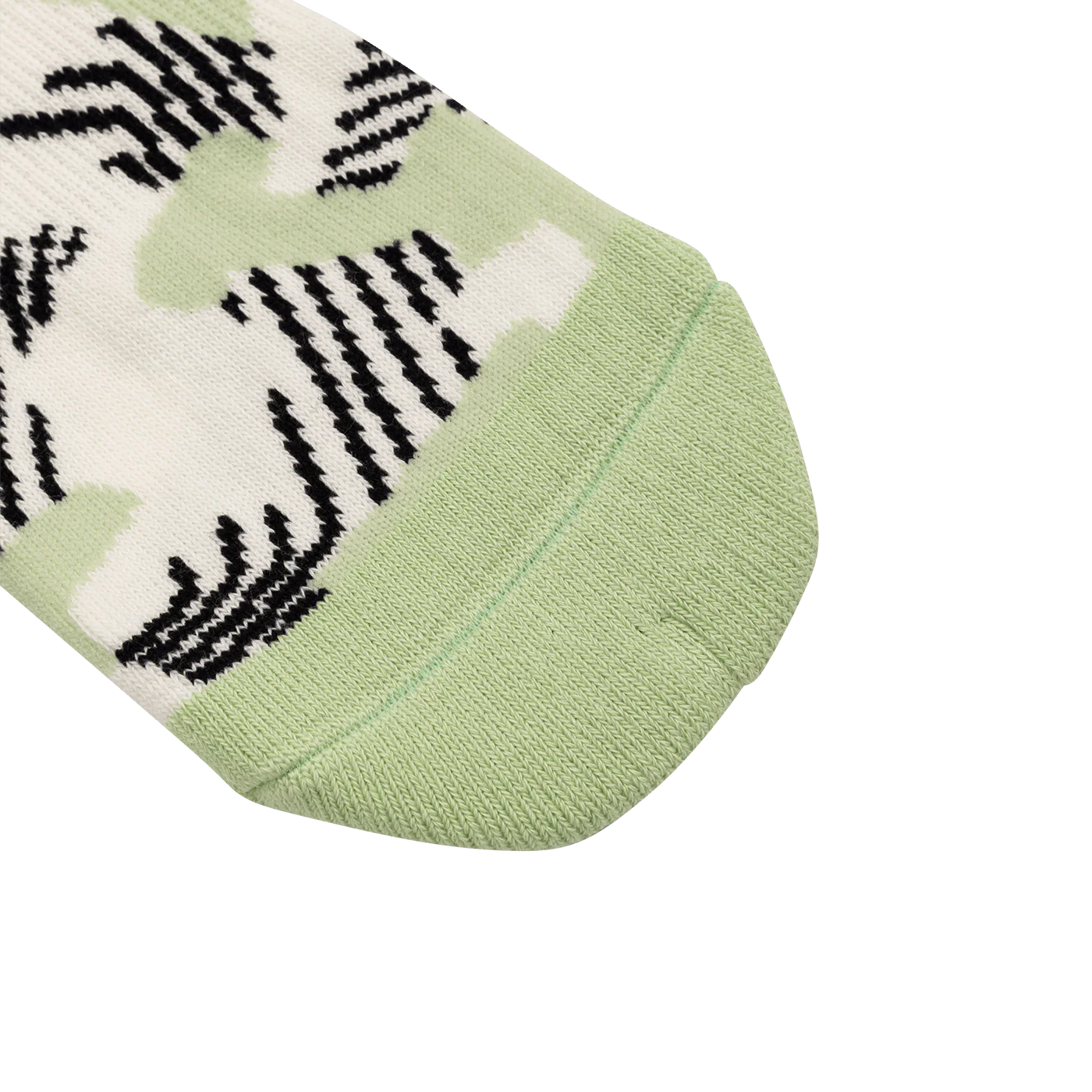 Chaussettes BURGTEC EVERYDAY CREW PATTERNED Blanc/Vert - Image 5
