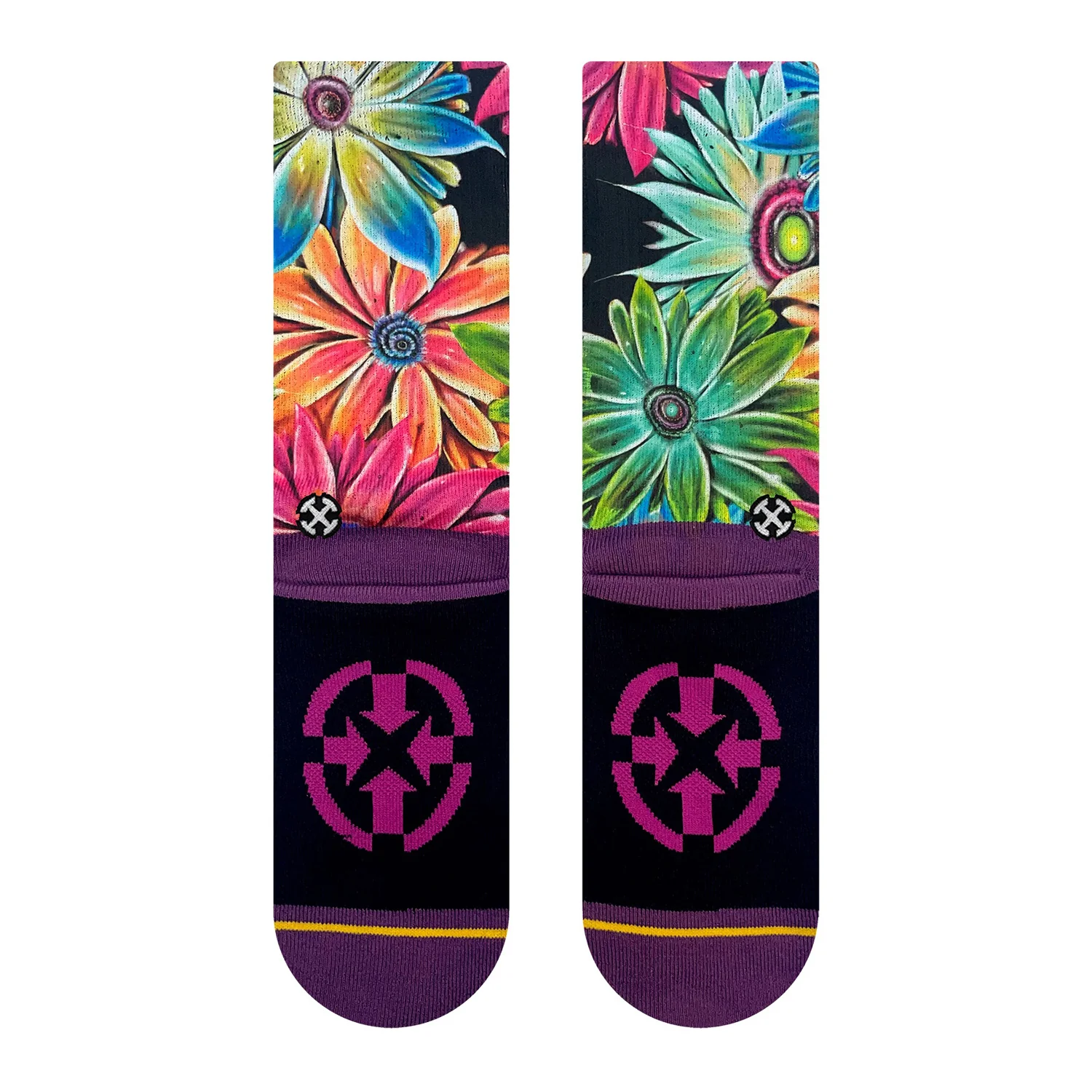 Chaussettes MERGE4 MAX ERHMANN FLOWERS - Image 3