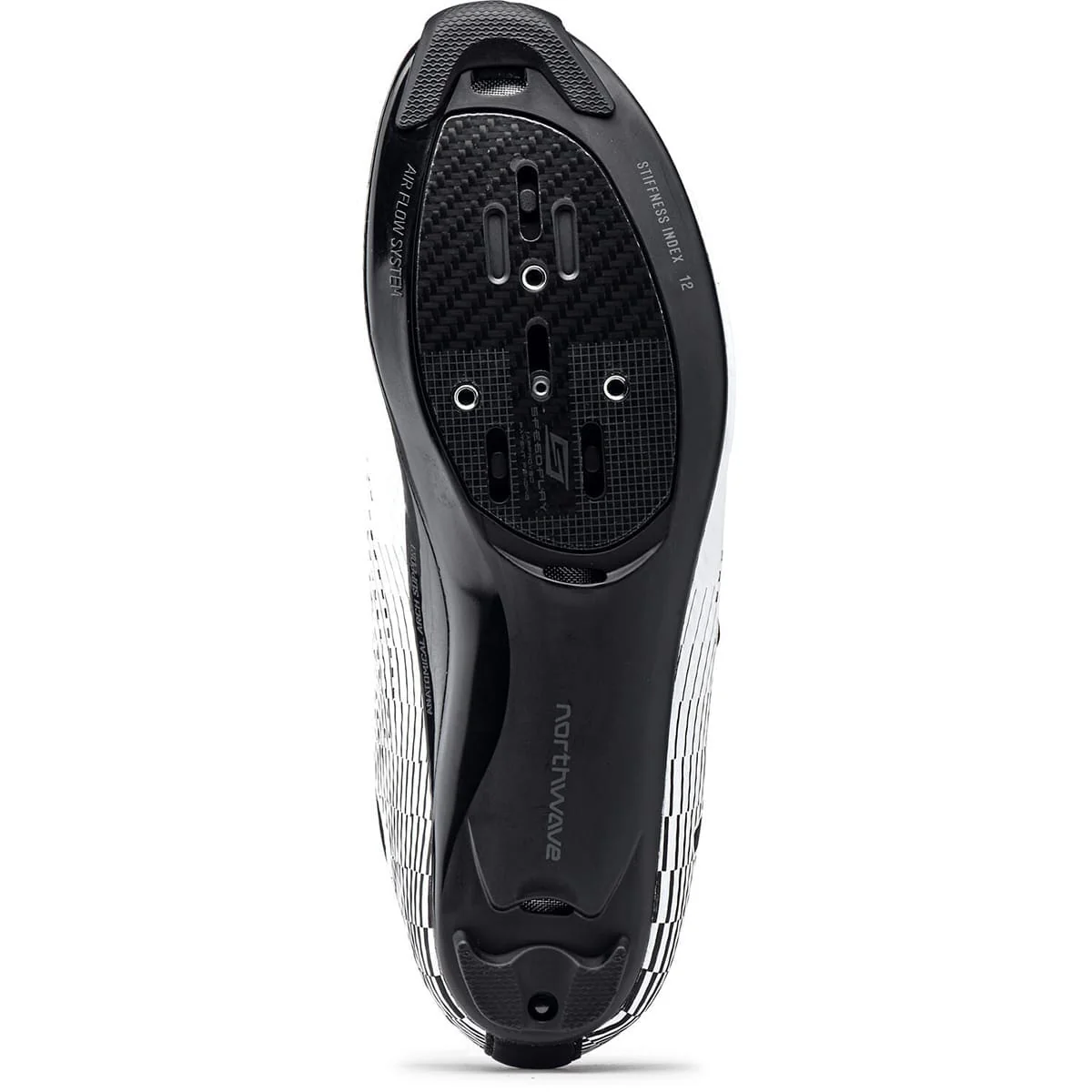 Chaussures Route NORTHWAVE STORM CARBON 2 Blanc/Noir - Image 2