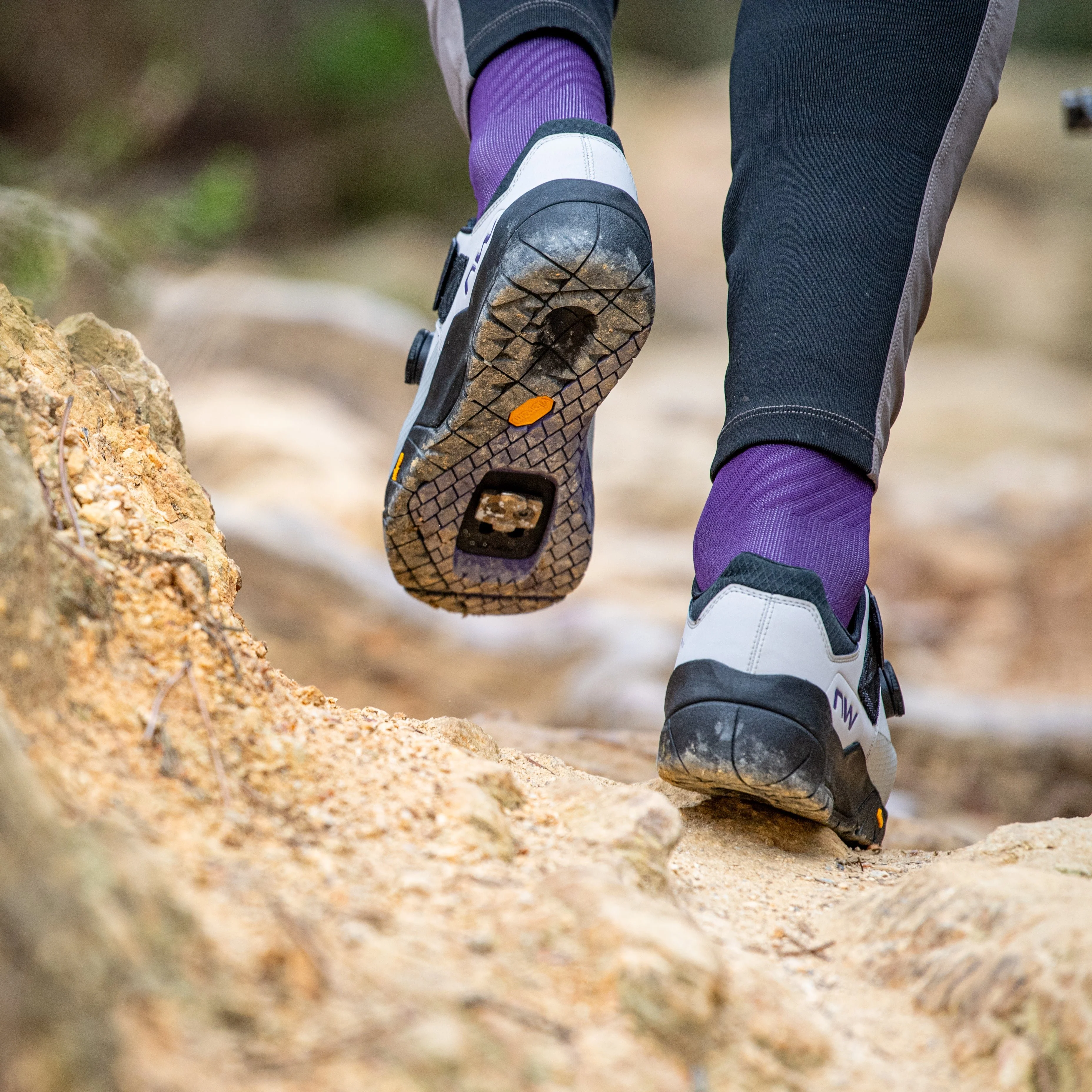 Chaussures VTT NORTHWAVE OVERLAND PLUS Gris/Violet - Image 4