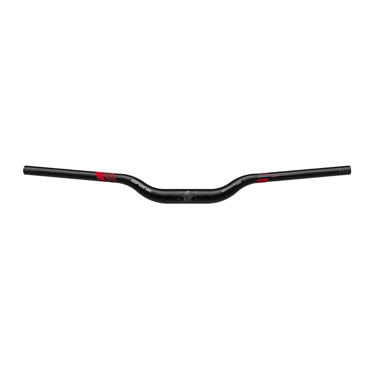 Cintre SPANK SPIKE 35 VIBROCORE Rise 40mm 820mm Rouge