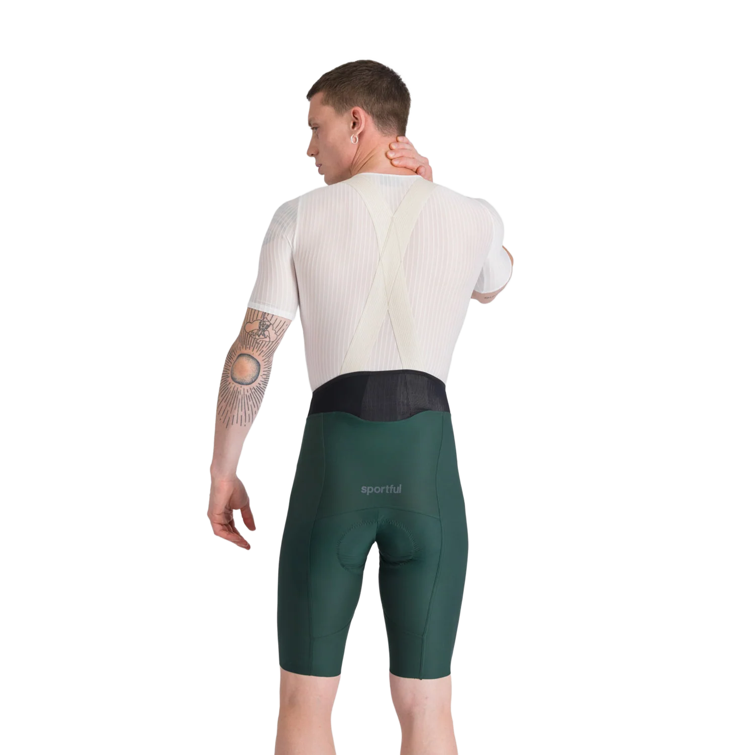 Cuissard Court à Bretelles SPORTFUL LTD 2 Kaki - Image 6