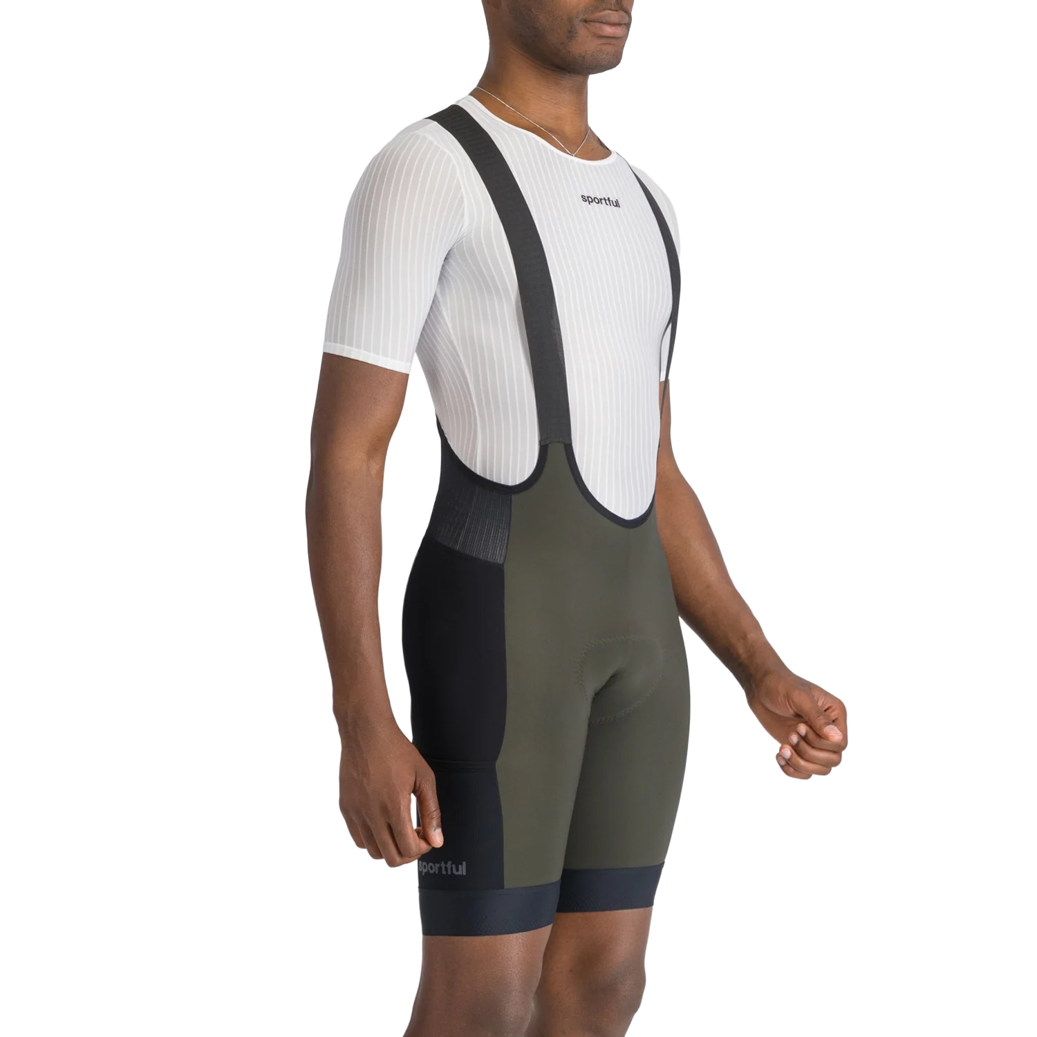 Cuissard Court à bretelles SPORTFUL SUPERGIARA 2 Kaki/Noir - Image 6