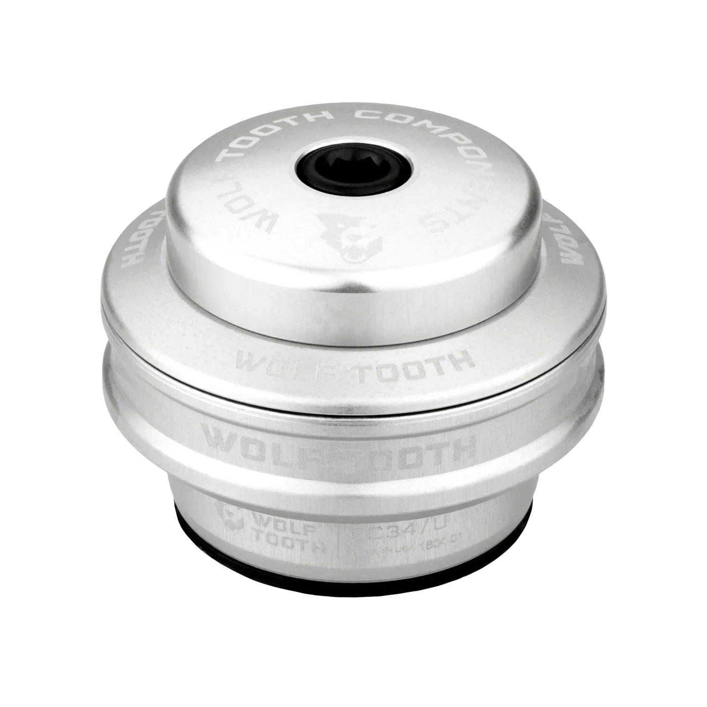Cuvette Haute pour Jeu de Direction Externe WOLF TOOTH PERFORMANCE 1"1/8 EC34 Stack 16 mm Argent