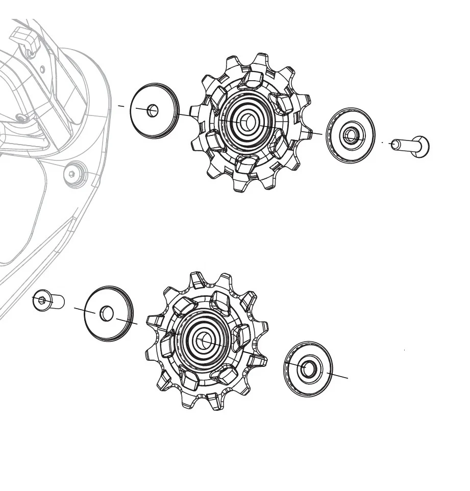 Galets de Dérailleur 12V SRAM FORCE AXS