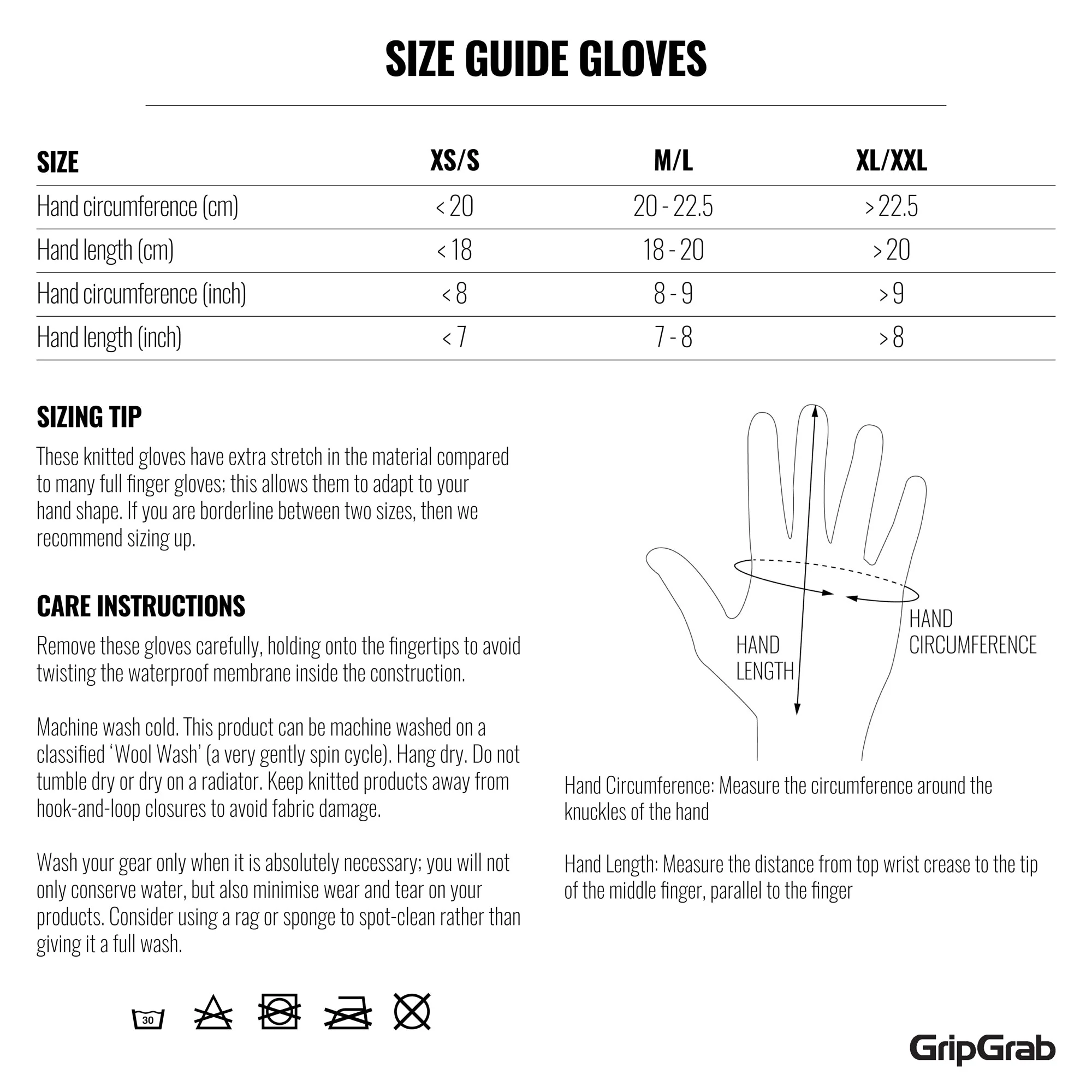 Gants Courts GRIPGRAB EXPLR RC MAX Noir - Image 5