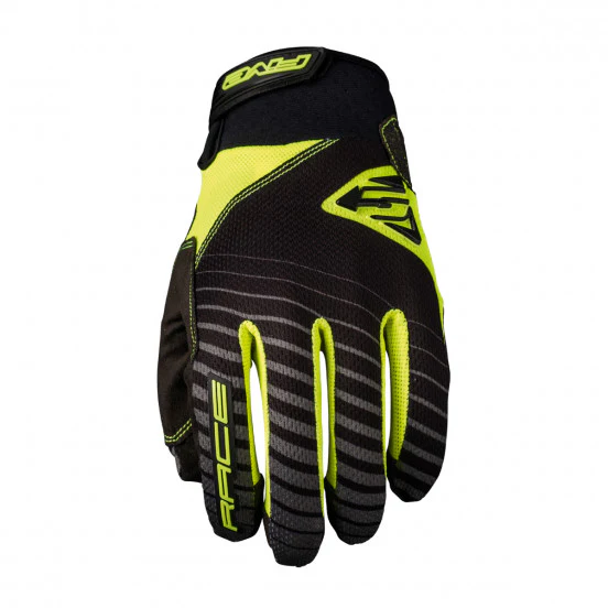 Gants FIVE BMX RACE Jaune/Noir