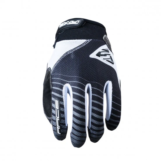 Gants FIVE BMX RACE Junior Noir/Blanc