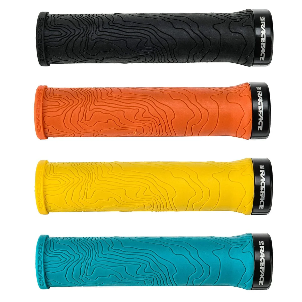 Grips RACE FACE HALF NELSON Lock-On Gris - Image 2
