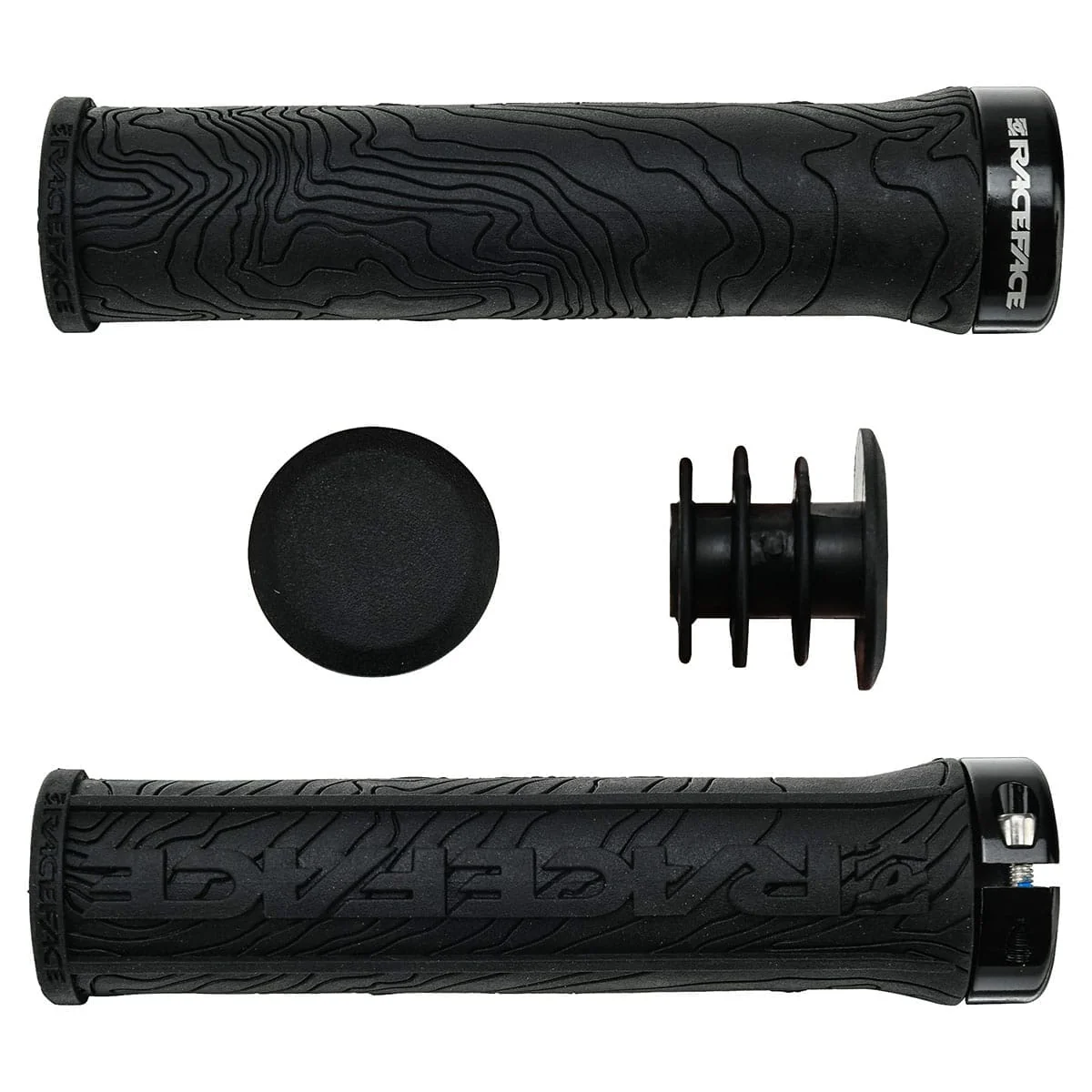 Grips RACE FACE HALF NELSON Lock-On Gris - Image 3
