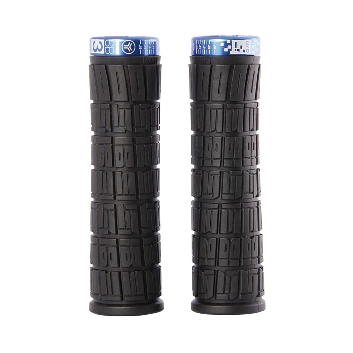 Grips SB3 FLOWY AM Lock-On 130 mm Noir / Bleu