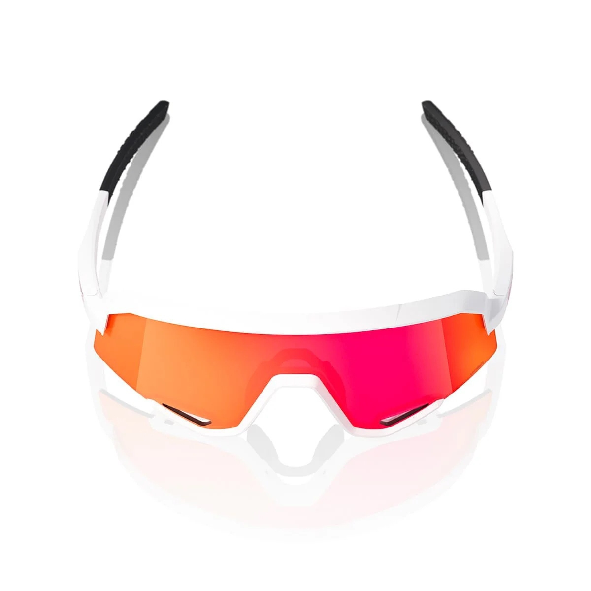 Lunettes 100%   SLENDALE Soft Blanc Hiper Mirror Rouge - Image 4