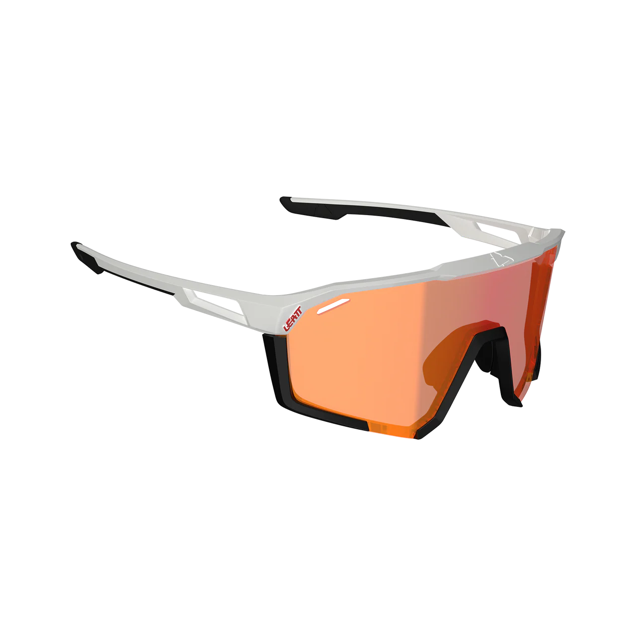 Lunettes LEATT SPEEDVIZ PRO Blanc Verre Photochromique Iriz Cryztal Rouge