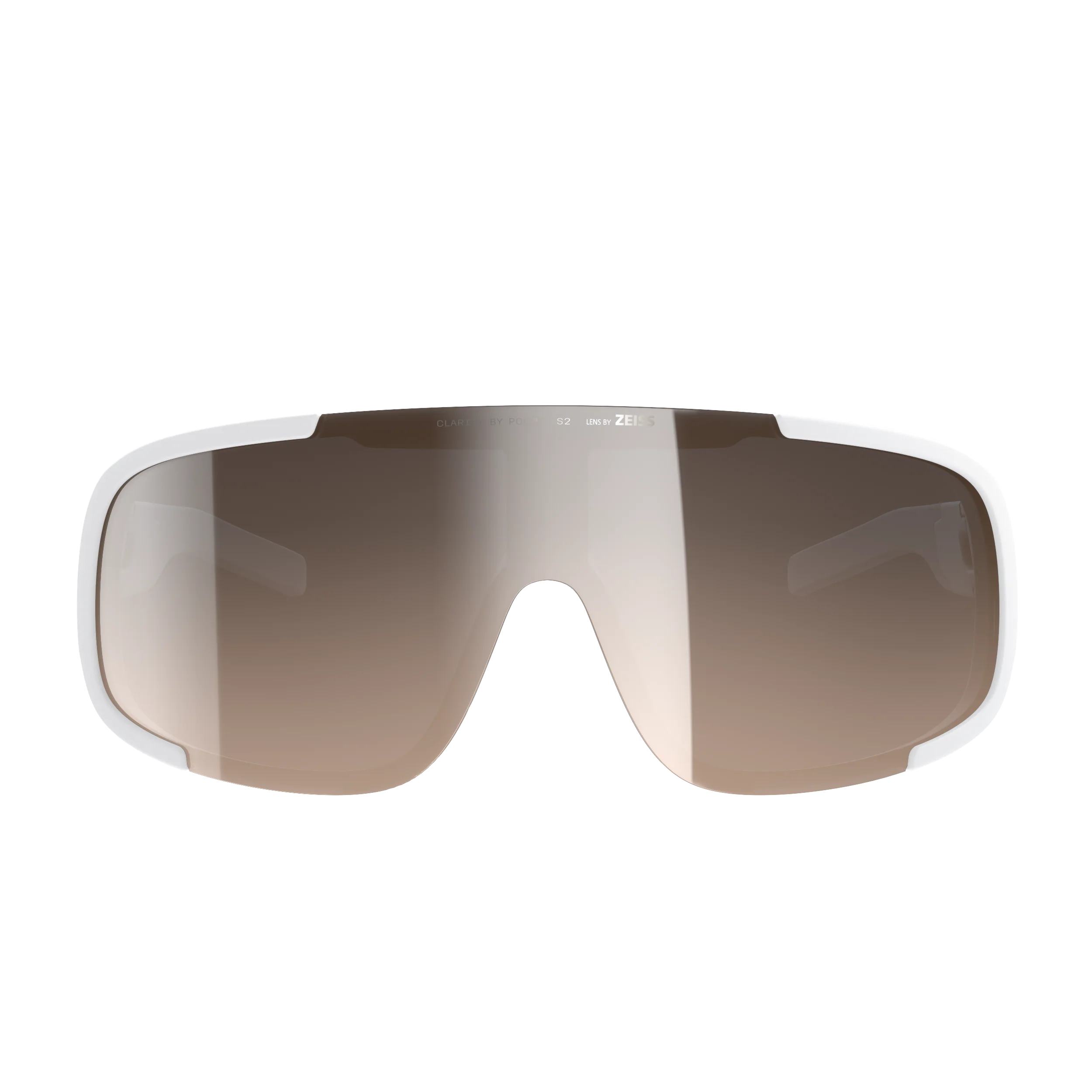 Lunettes POC ASPIRE Blanc Verre Clarity Trail Partly Sunny Silver - Image 2