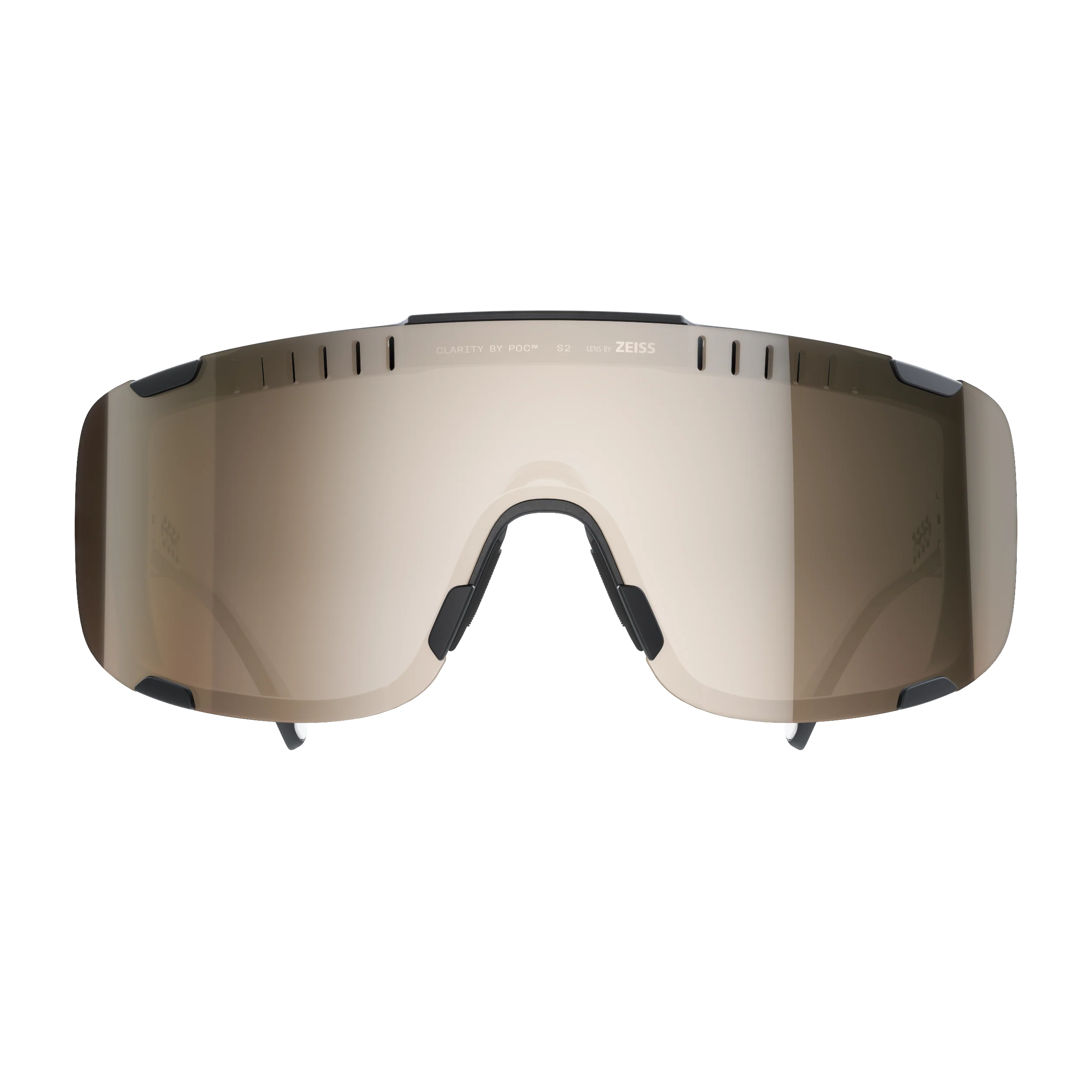 Lunettes POC DEVOUR MID Noir Verre Clarity Trail Partly Sunny Silver - Image 2