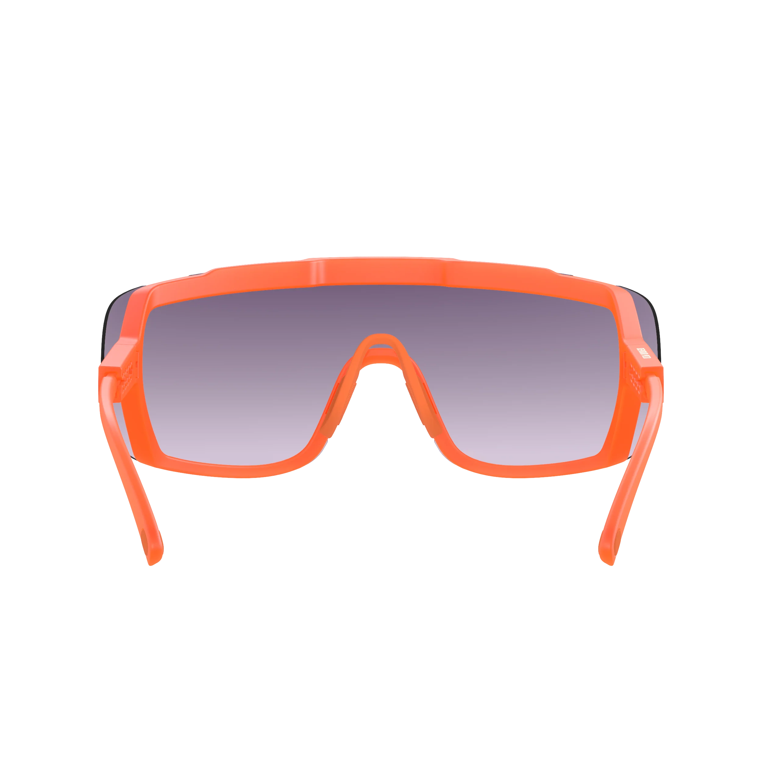 Lunettes POC DEVOUR MID Orange Fluo Translucide Verre Clarity Road Partly Sunny Gold - Image 4