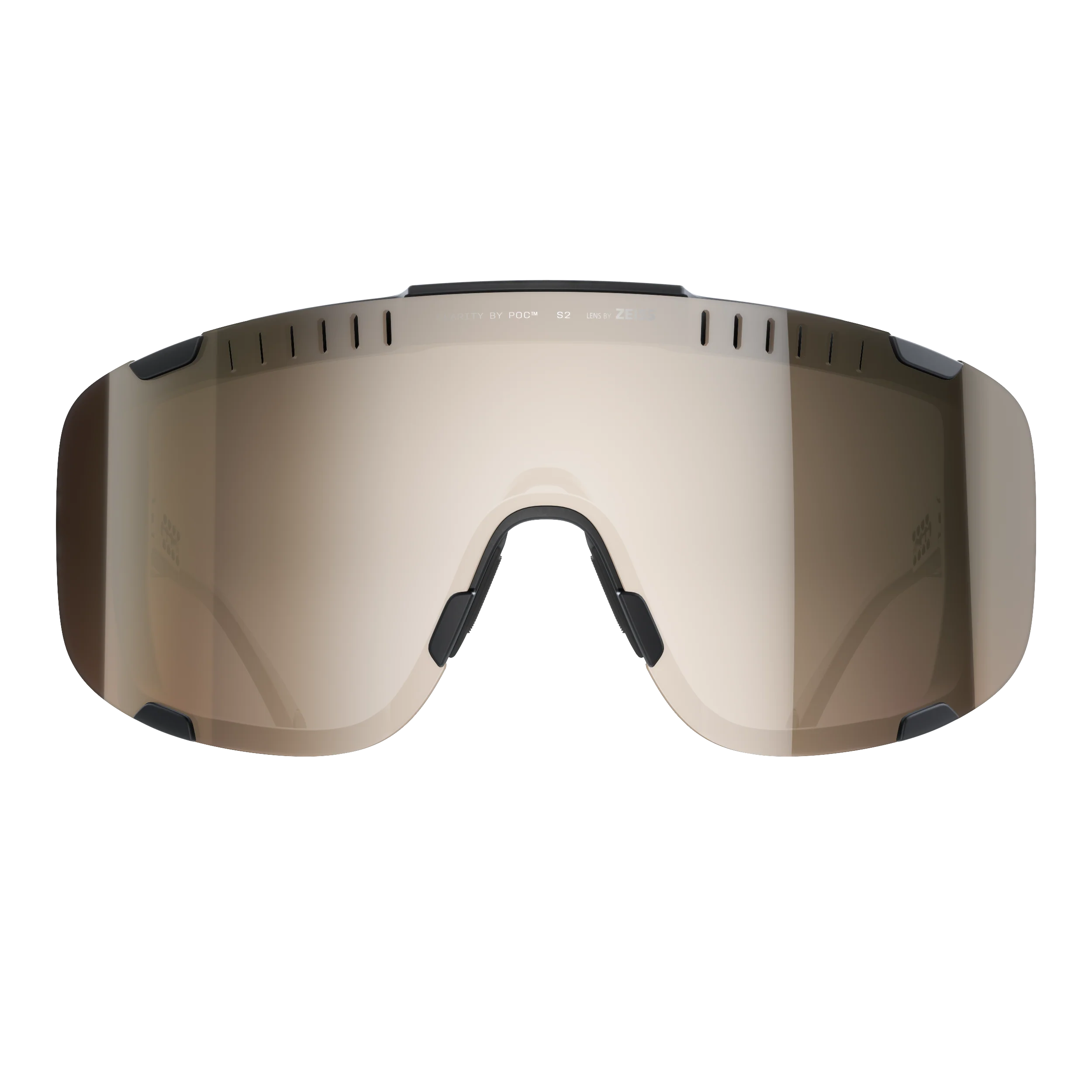 Lunettes POC DEVOUR + Noir Verre Clarity Trail Partly Sunny Silver - Image 2