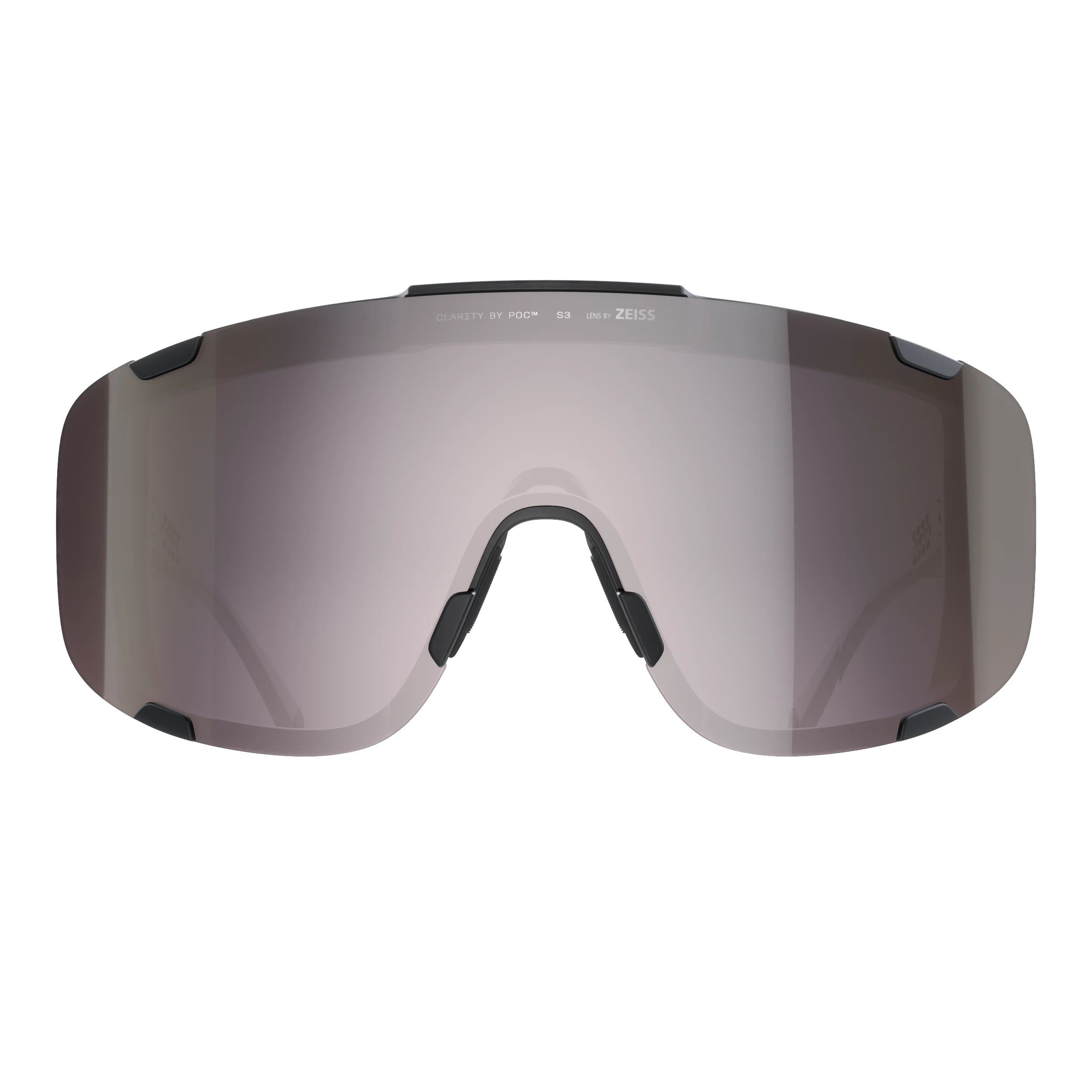 Lunettes POC DEVOUR WF + Noir Verre Clarity Road Sunny Silver - Image 2