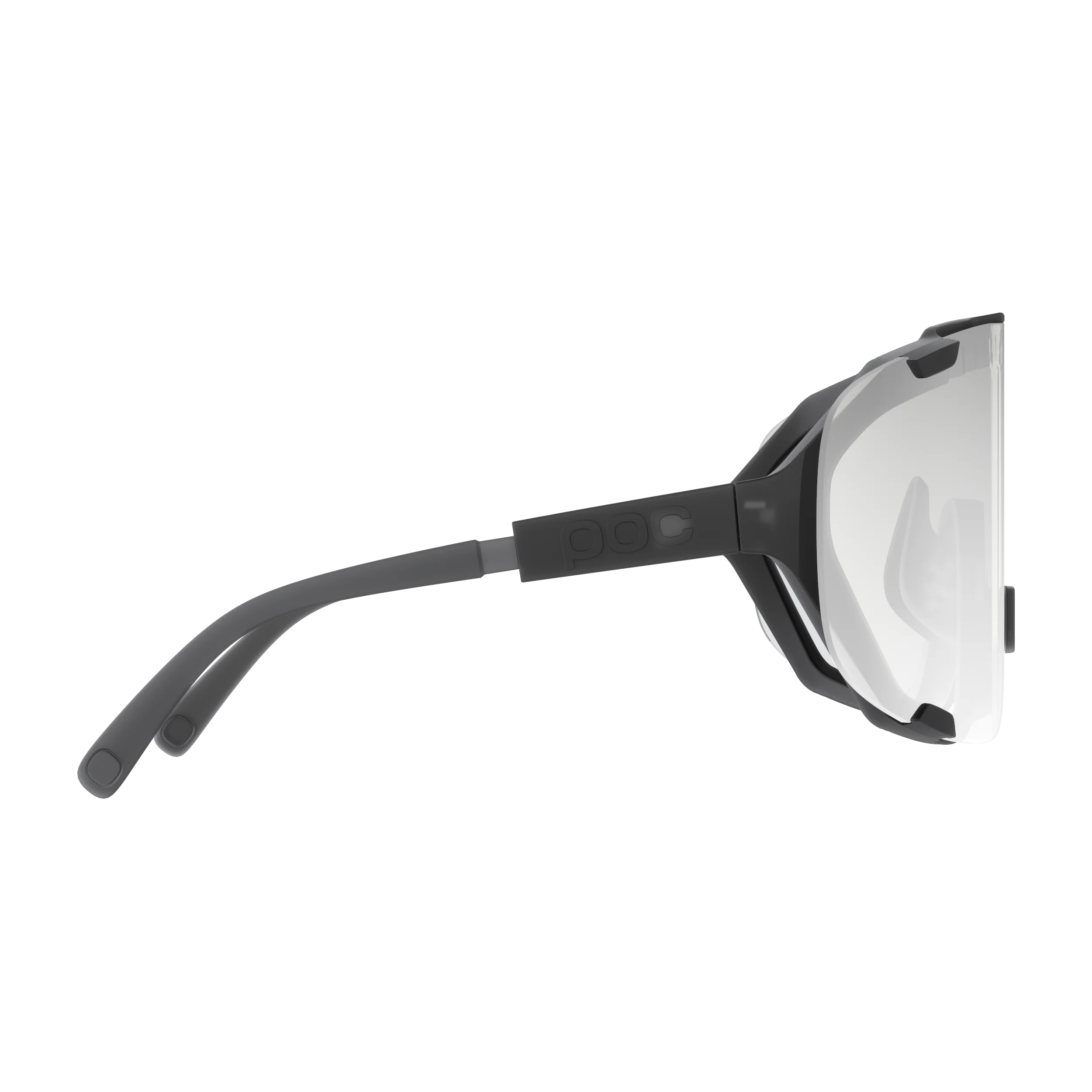 Lunettes POC DEVOUR WF Noir Translucide Verre Clarity Photochromique Grey - Image 3