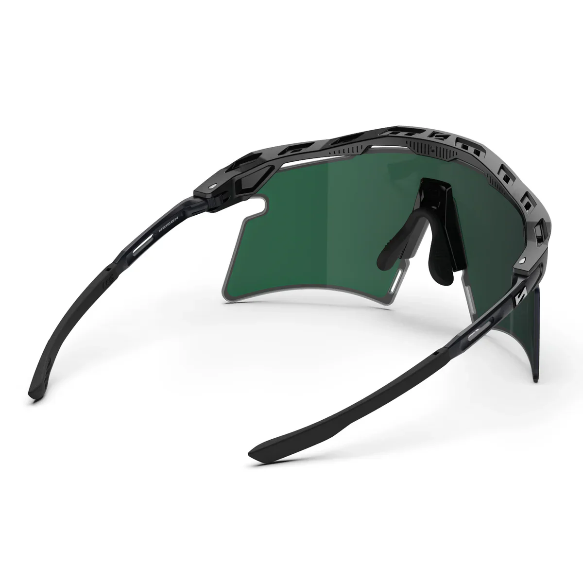Lunettes SCICON AEROSHADE 2.0 TITANIUM Noir Matt Verre Multimirror Blue Green + Pink - Image 5
