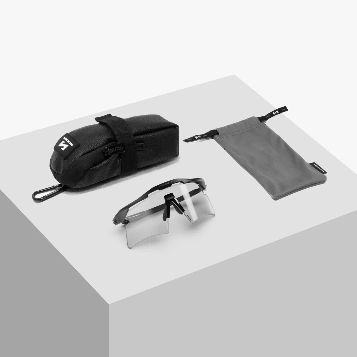 Lunettes SCICON AEROSHADE 2.0 TITANIUM Noir Matt Verre Photochromique Grey - Image 6