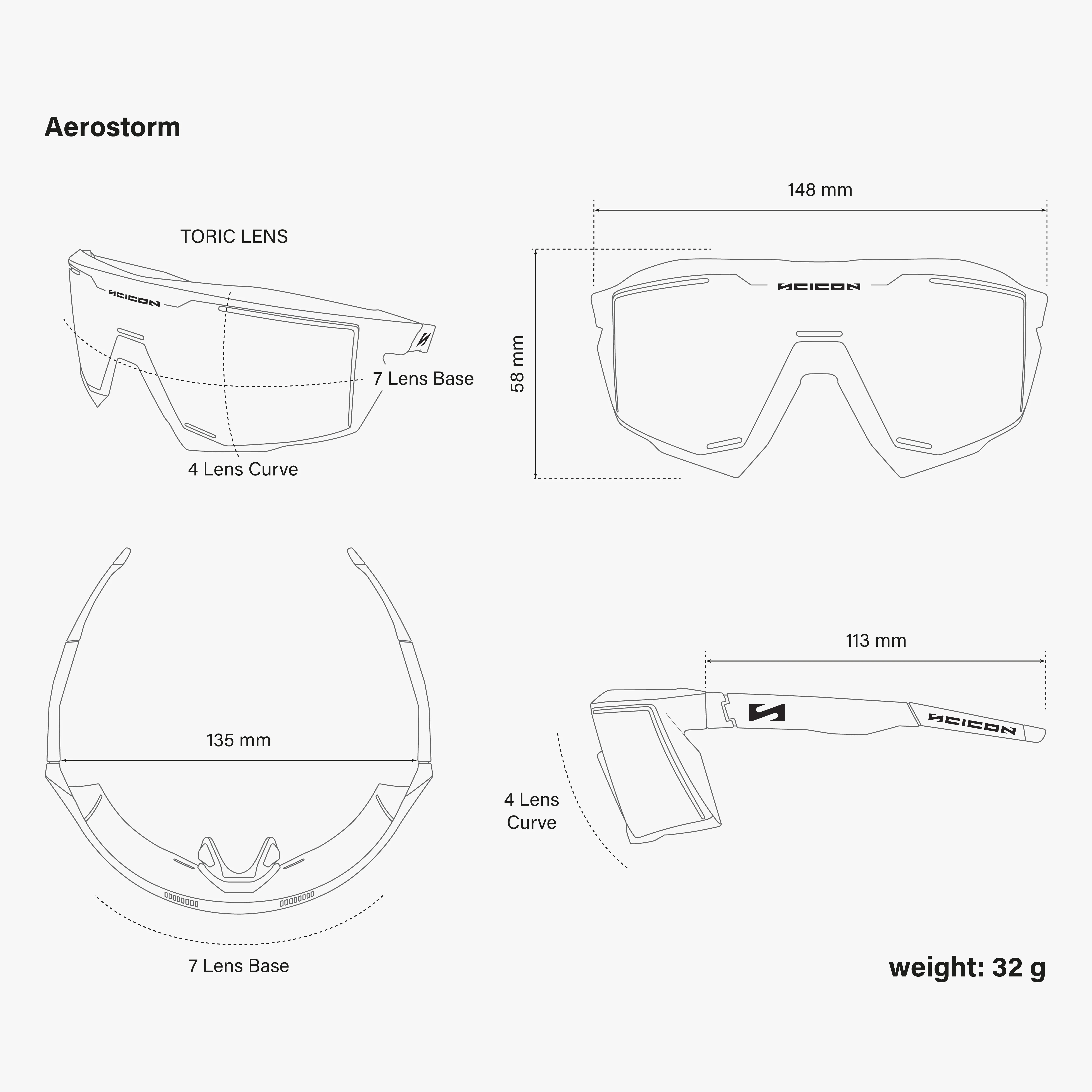 Lunettes SCICON AEROSTORM Noir - Image 8