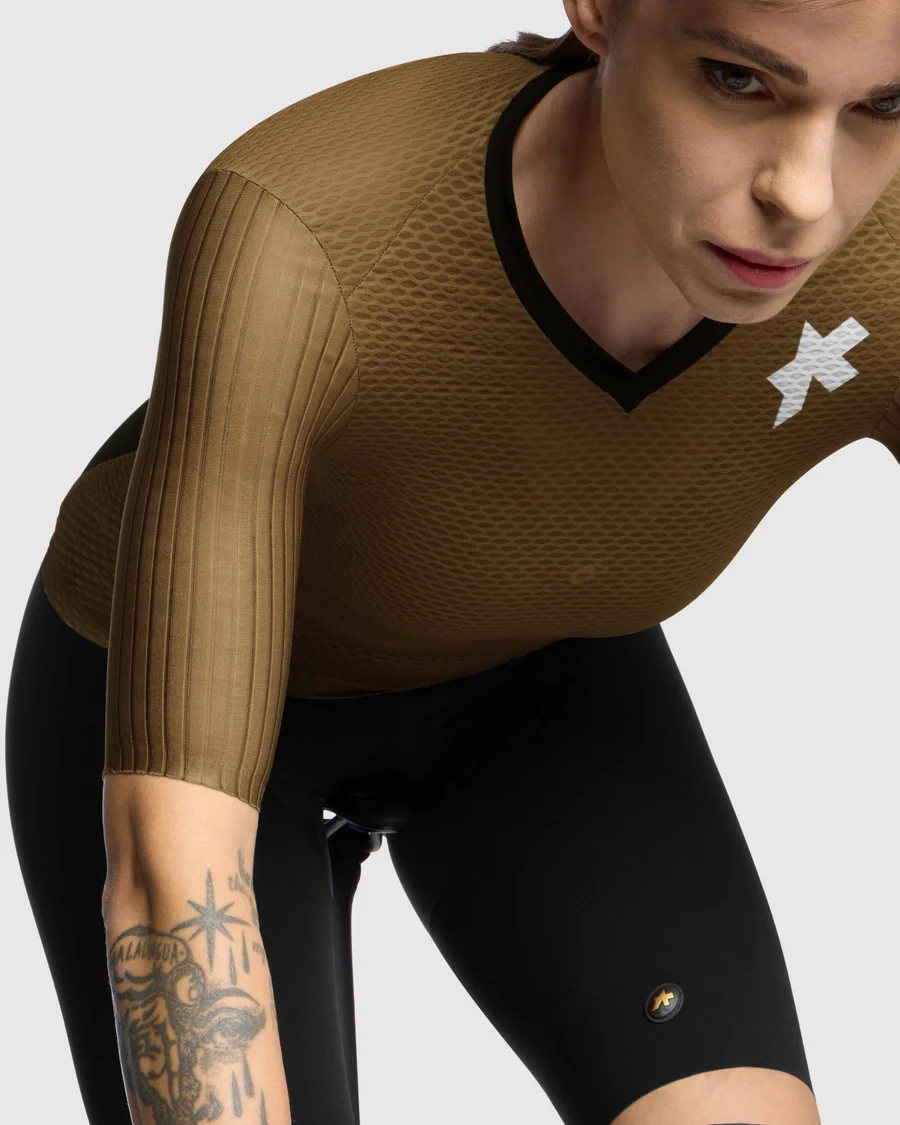 Maillot ASSOS DYORA RSV S11 Manches Courtes Femme Jupiter Gold - Image 7