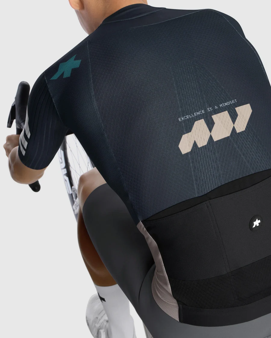 Maillot ASSOS EQUIPE RS S11 Something to Say Manches Courtes Bleu - Image 9