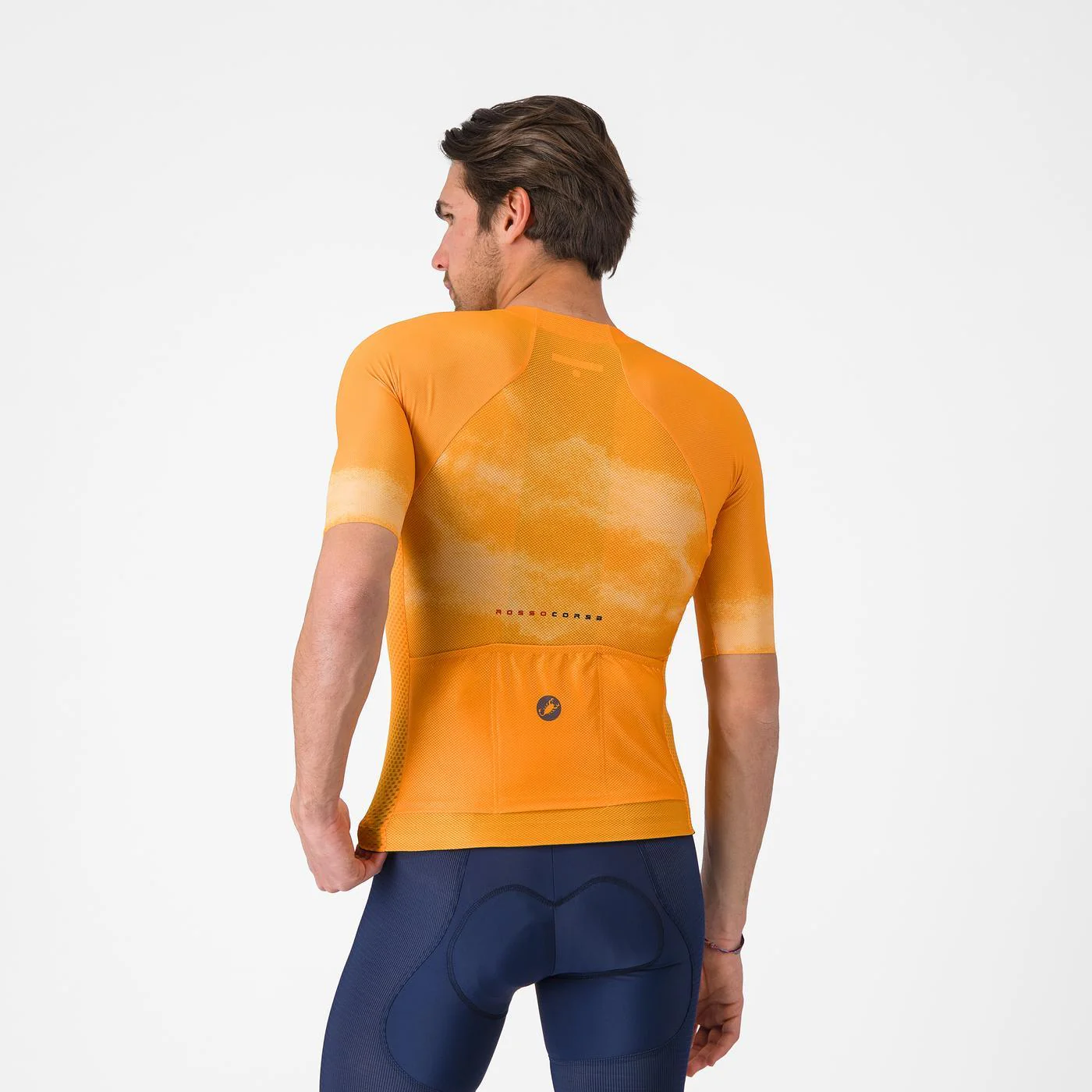 Maillot CASTELLI CLIMBER'S A/C Manches Courtes Orange - Image 2