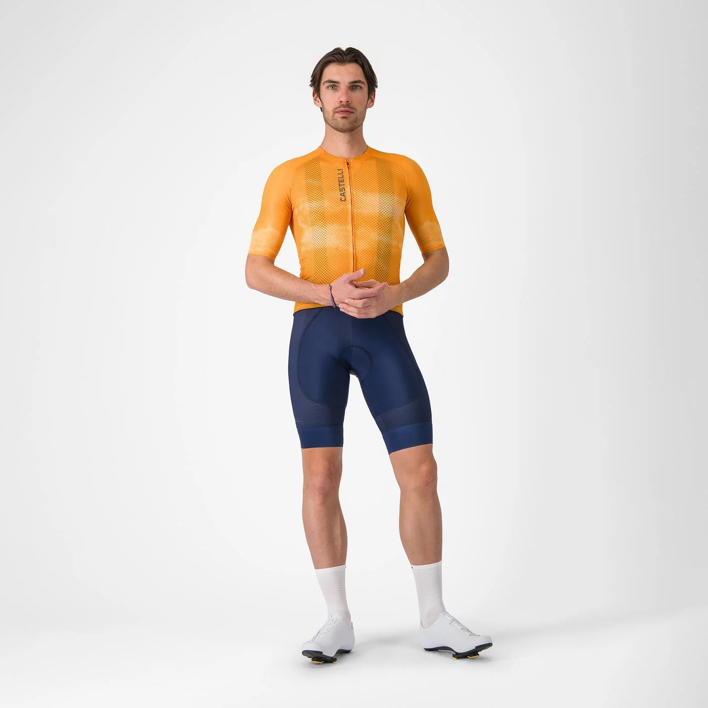 Maillot CASTELLI CLIMBER'S A/C Manches Courtes Orange - Image 6
