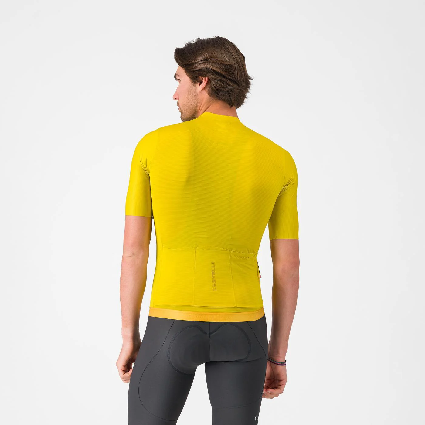 Maillot CASTELLI ESPRESSO 2 Manches Courtes Jaune - Image 2