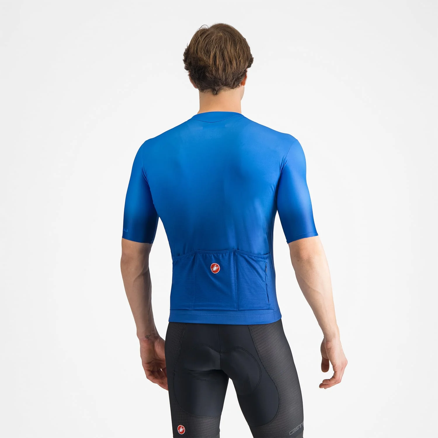 Maillot CASTELLI UPF Manches Courtes Bleu - Image 3