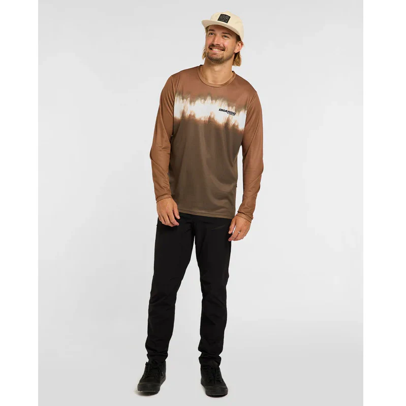Maillot DHARCO GRAVITY DUNE Manches Longues Marron - Image 2