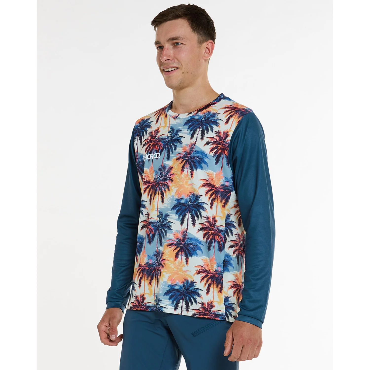 Maillot DHARCO GRAVITY VENICE BEACH Manches Longues Bleu - Image 7