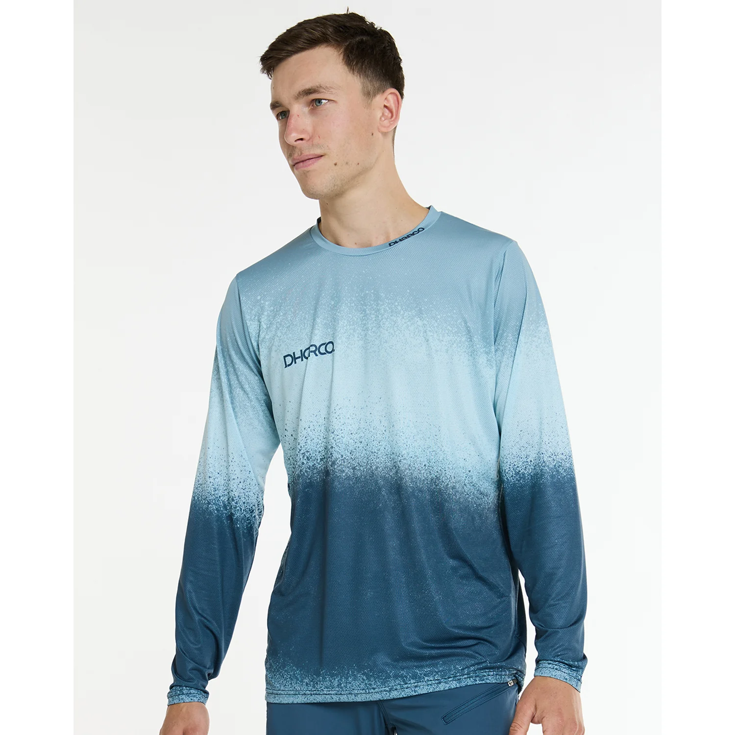 Maillot DHARCO RACE NU WAVE Manches Longues Bleu